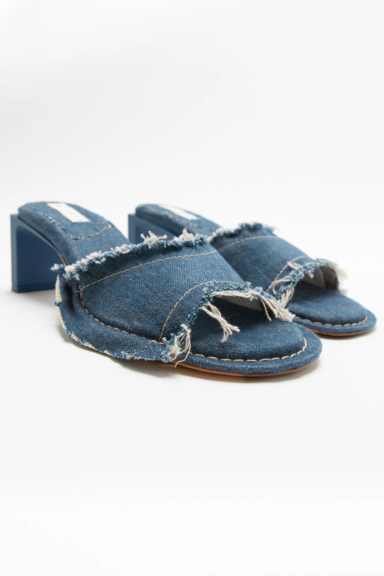 Miista Marguerite Denim Sandals