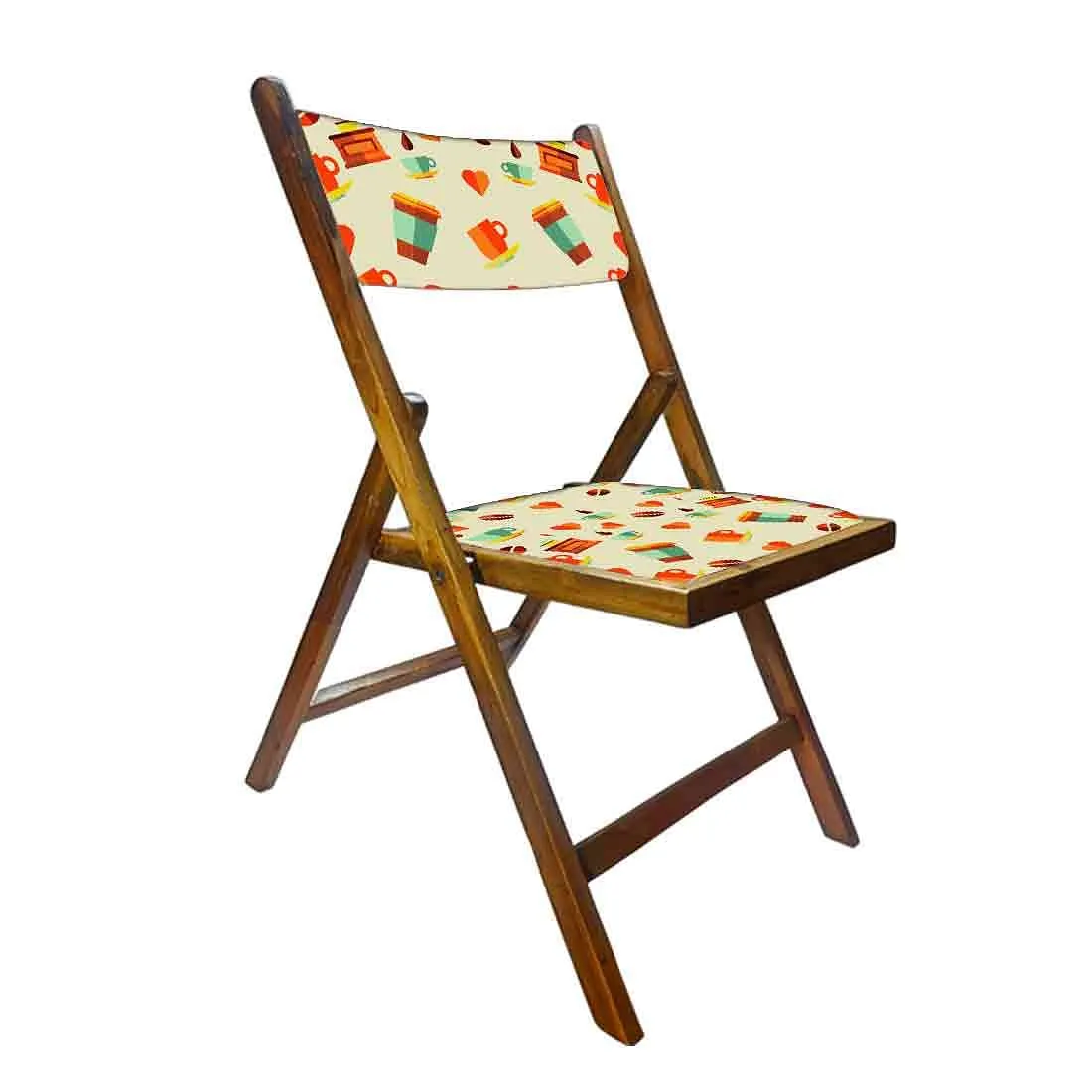 Nutcase Designer Balcony Chairs Wooden - Tea Cup