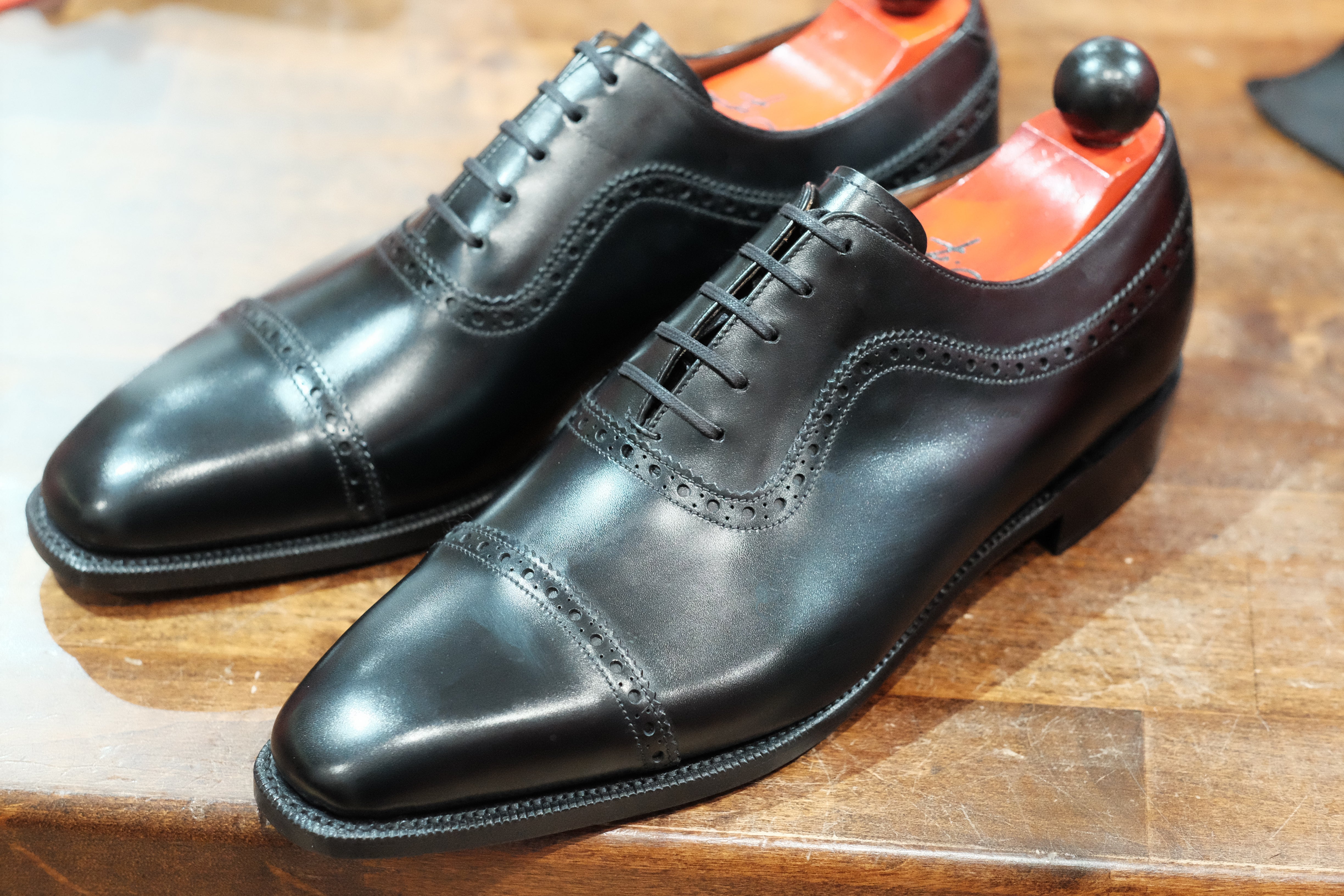 Palacio - Black Calf - MTO - LPB Last - Single Leather Sole