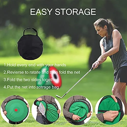 Pop Up Golf Chipping Net - Golf Chipping Games