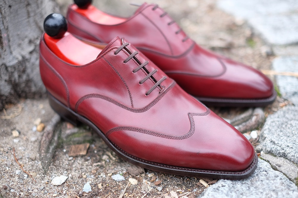 Pullman - MTO - Burgundy Calf - LPB Last - Single Leather Sole