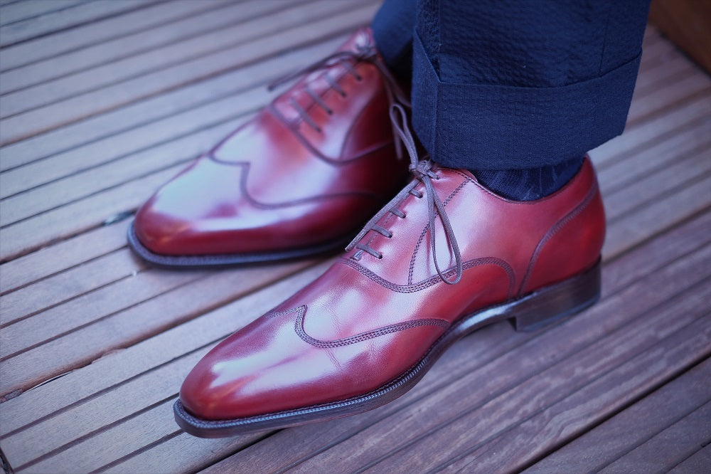 Pullman - MTO - Burgundy Calf - LPB Last - Single Leather Sole