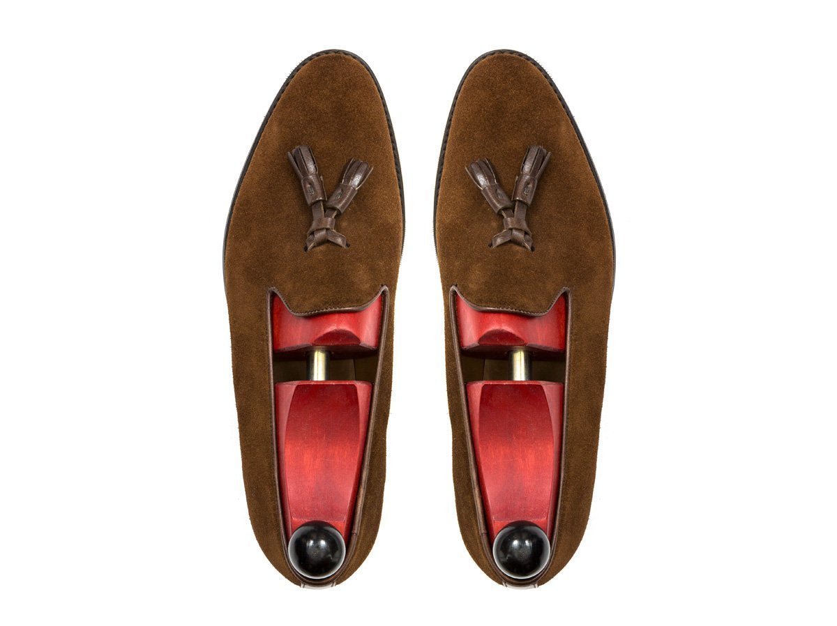 Ravenna - MTO - Snuff Suede / Chocolate Calf Tassel - TMG Last - City Rubber Sole