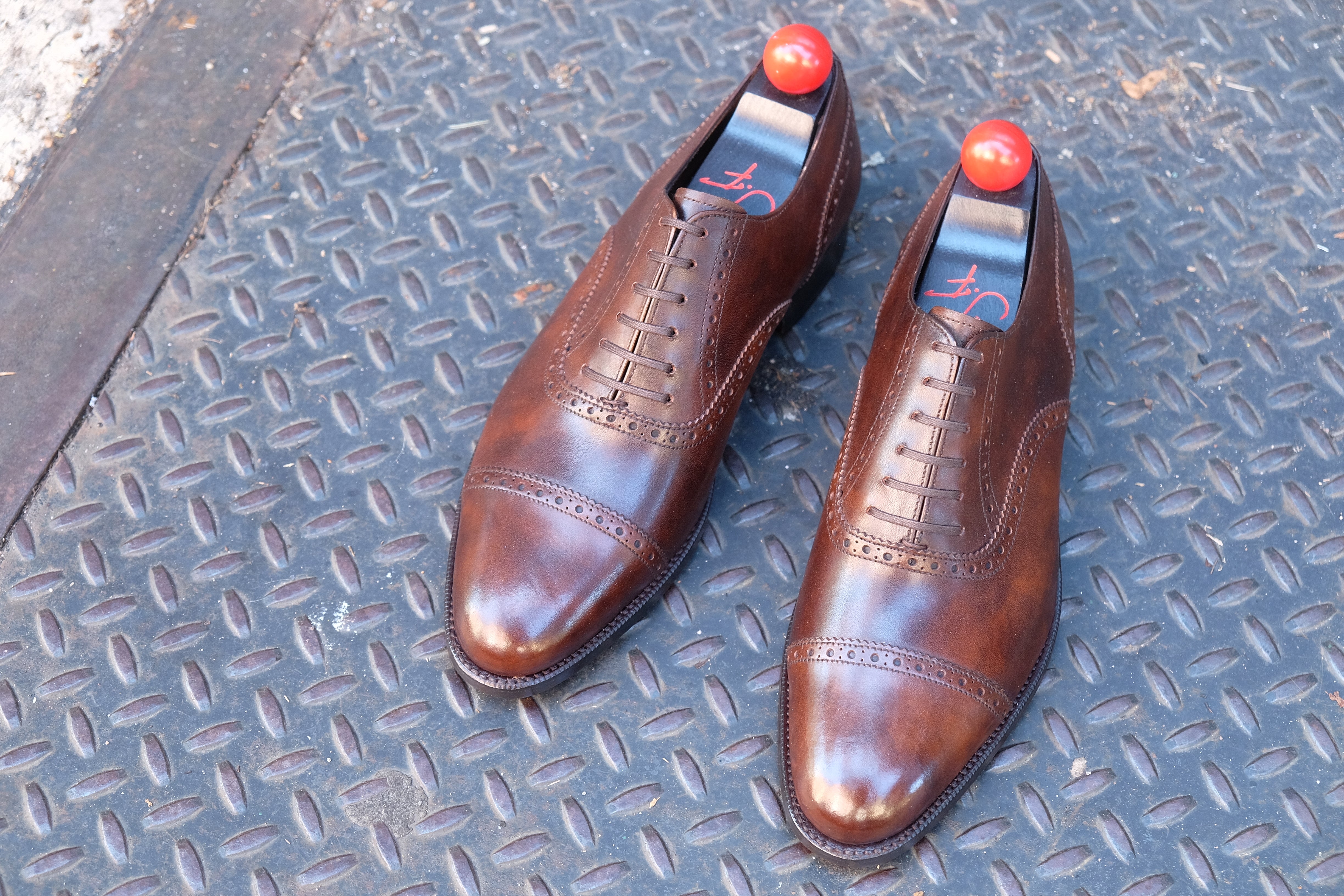 Redmond - MTO - Copper Museum Calf - TMG Last - Single Leather Sole