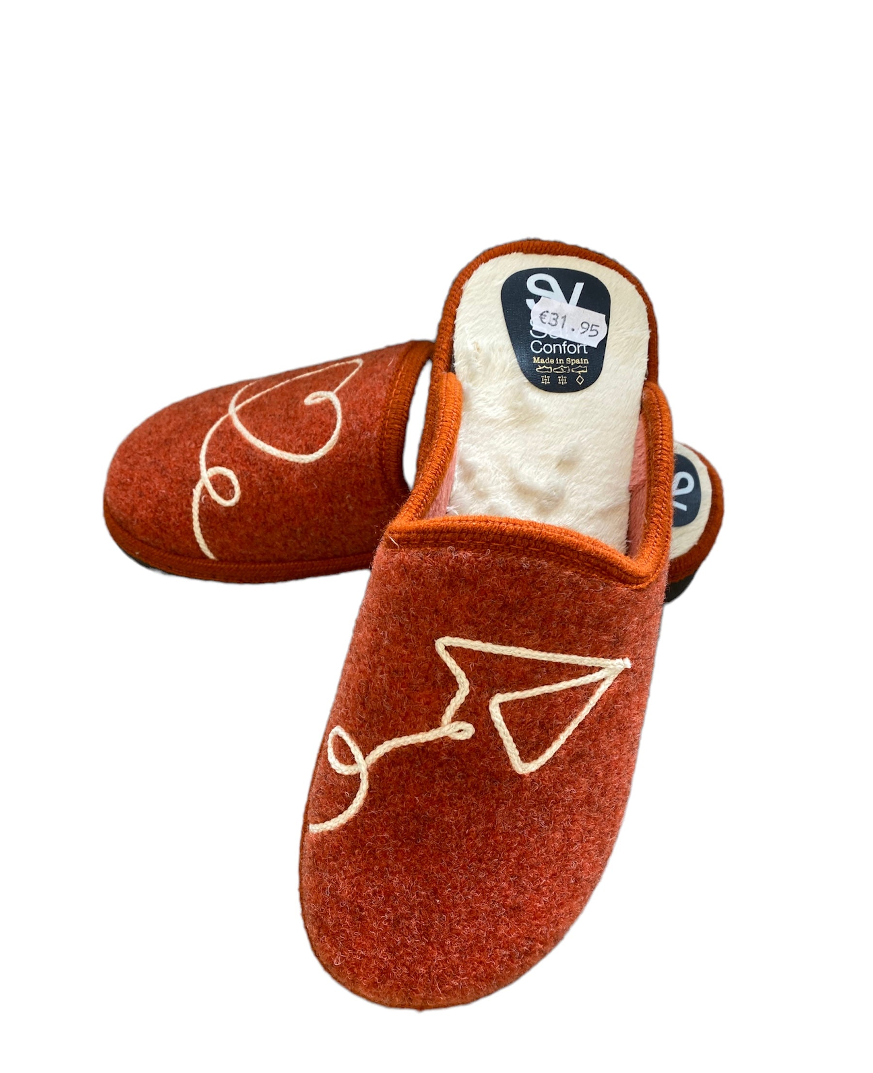 Salvi Burnt Orange Slippers