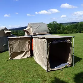 Sand Yellow Awning Tent Addon for 2mx2m Direct4x4 Pull-out Side Awnings