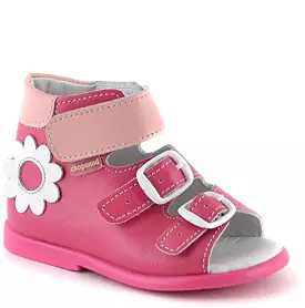 Sandals 15-104-9 First Step for Boys and Girls Genuine Leather - High Sole