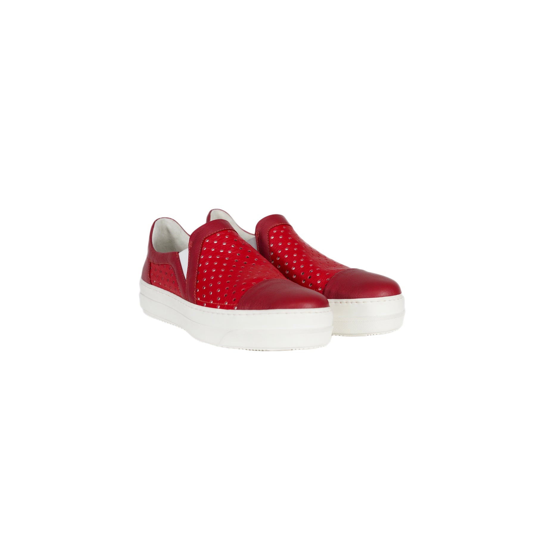 Slip On Cervo Forato Red