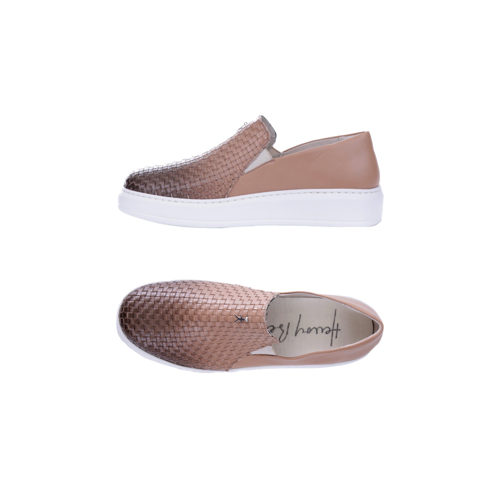 Slip On Intreccio Sfumato Fard