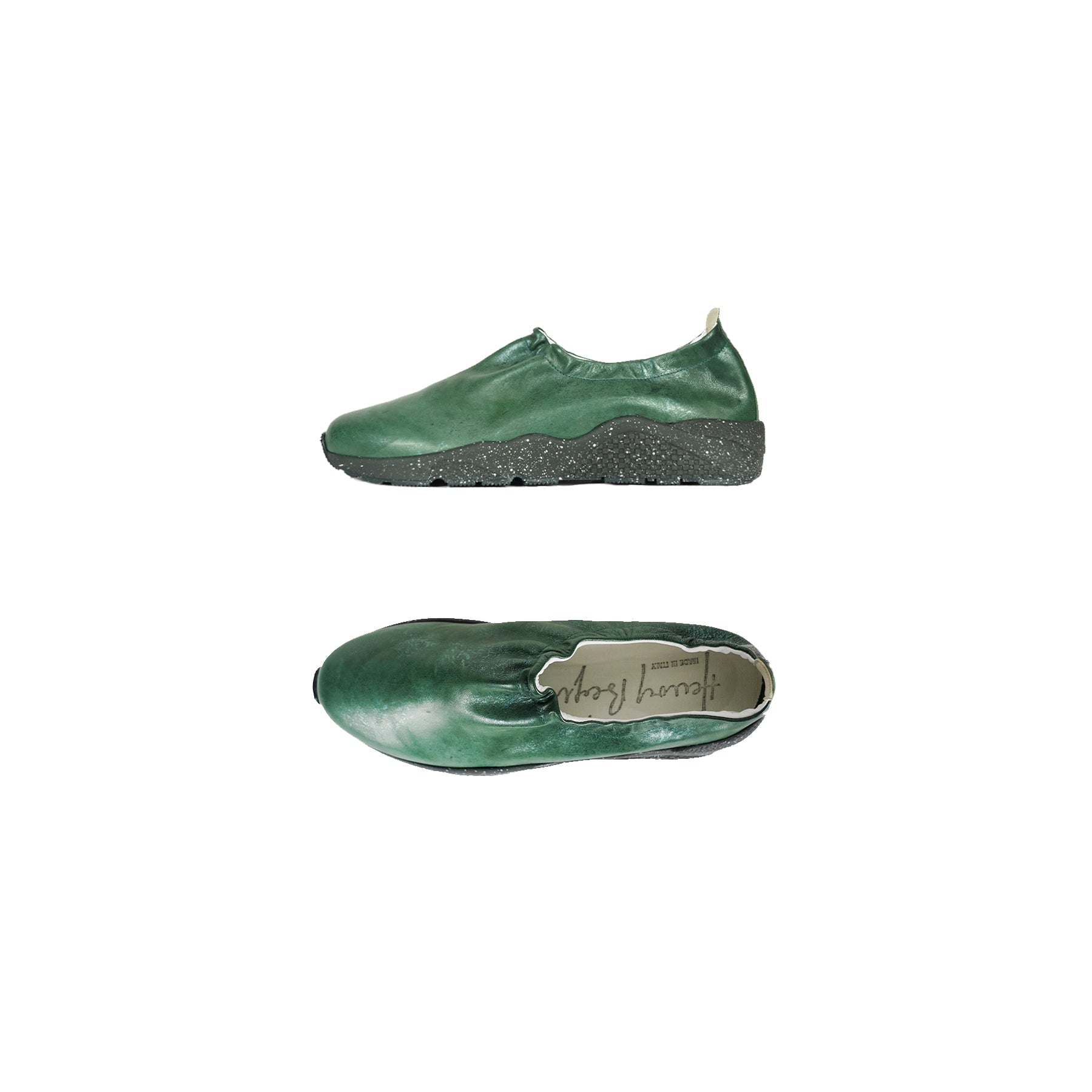 Slip On Metal Wash Green