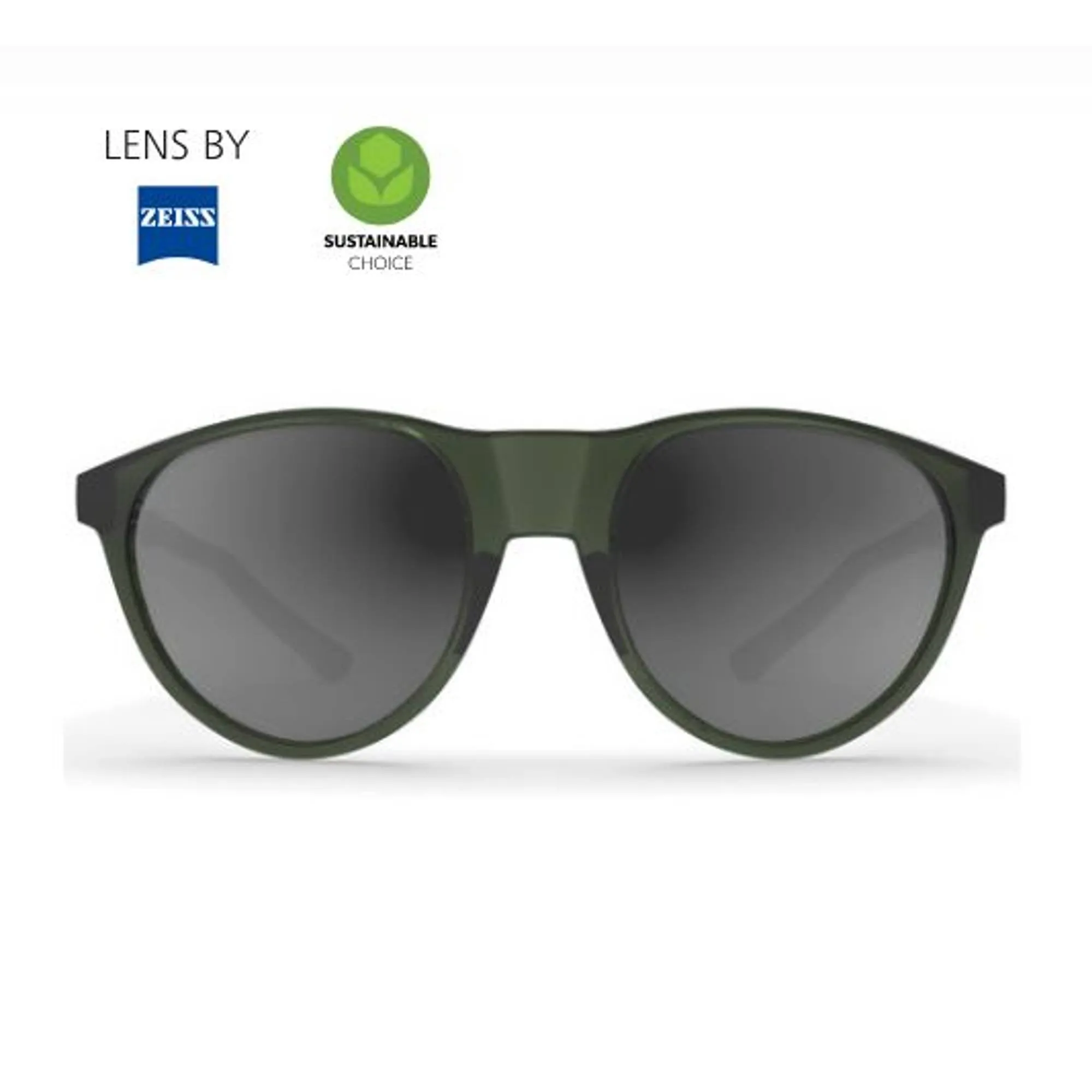 Spektrum  Null Sunglasses Moss Green with Grey Lens