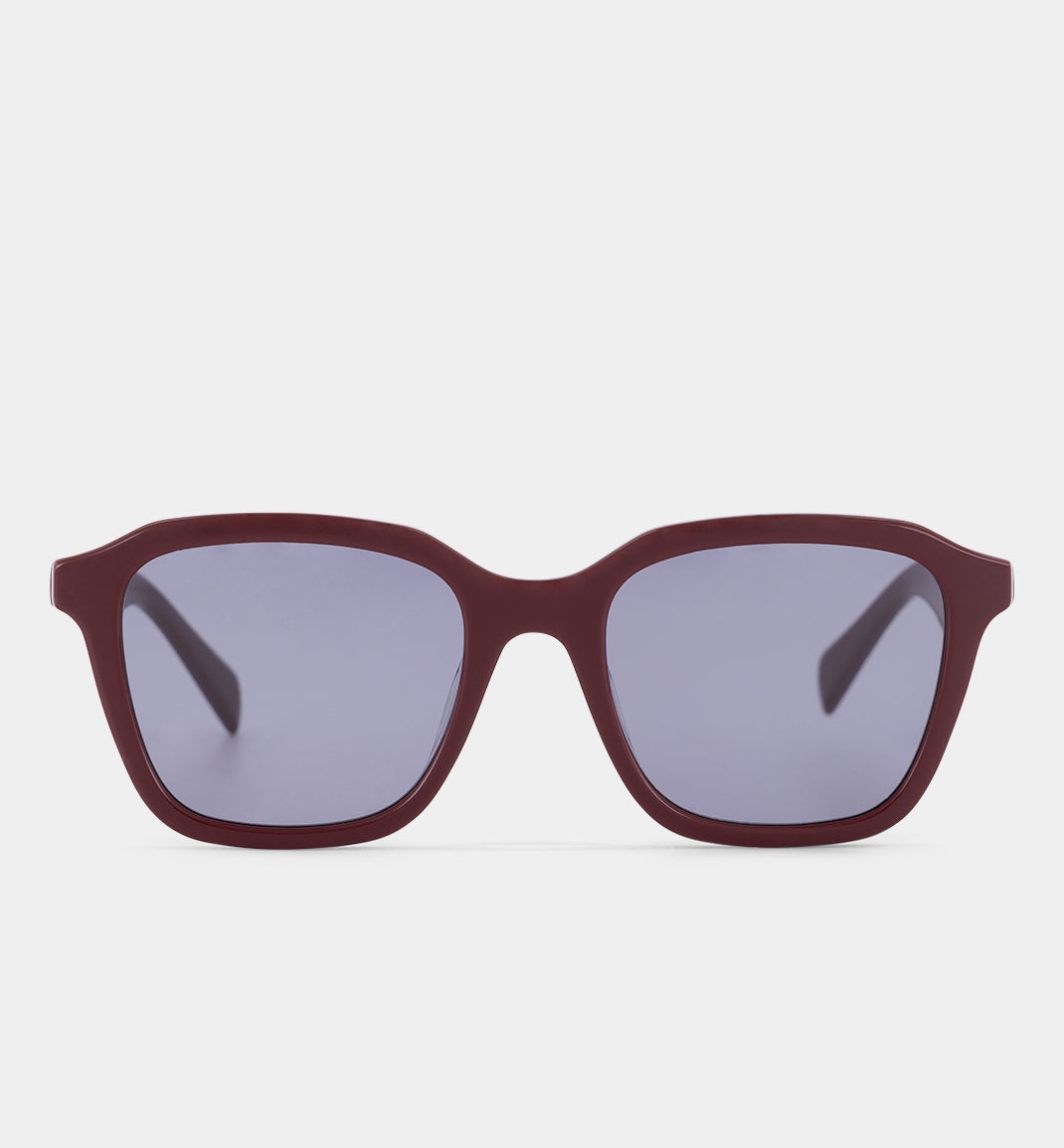 Square Times Bio-Acetate Sunglasses | Rusty Magenta with Smoke Lens