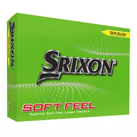 Srixon Soft Feel Golf Balls Yellow (1 Dozen) (2023)