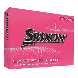 Srixon Soft Feel Lady Golf Balls Pink (1 Dozen) (2020)