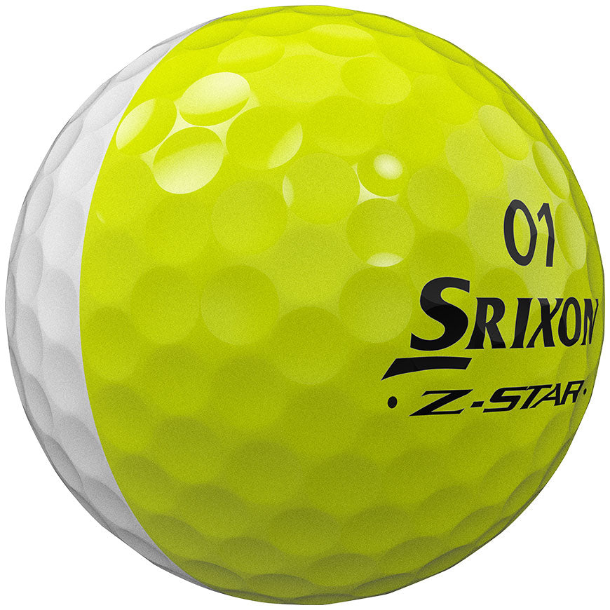 Srixon Z-Star Divide Golf Balls Yellow/White