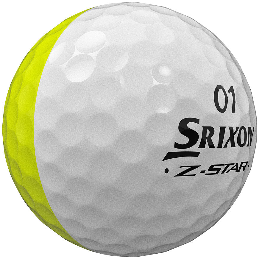 Srixon Z-Star Divide Golf Balls Yellow/White