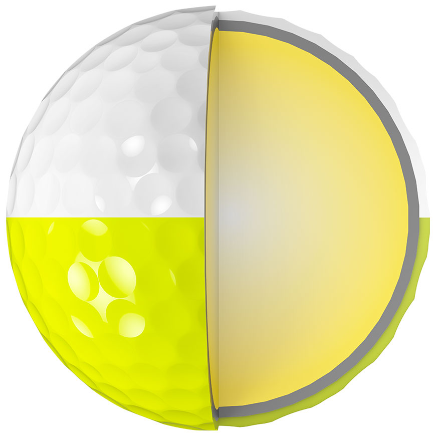 Srixon Z-Star Divide Golf Balls Yellow/White