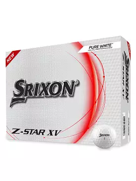 Srixon Z-Star XV 8 Golf Balls White (1 Dozen) (2023)