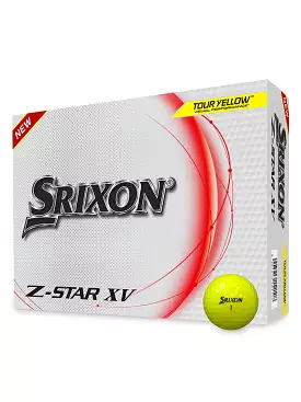 Srixon Z-Star XV 8 Golf Balls Yellow (1 Dozen) (2023)