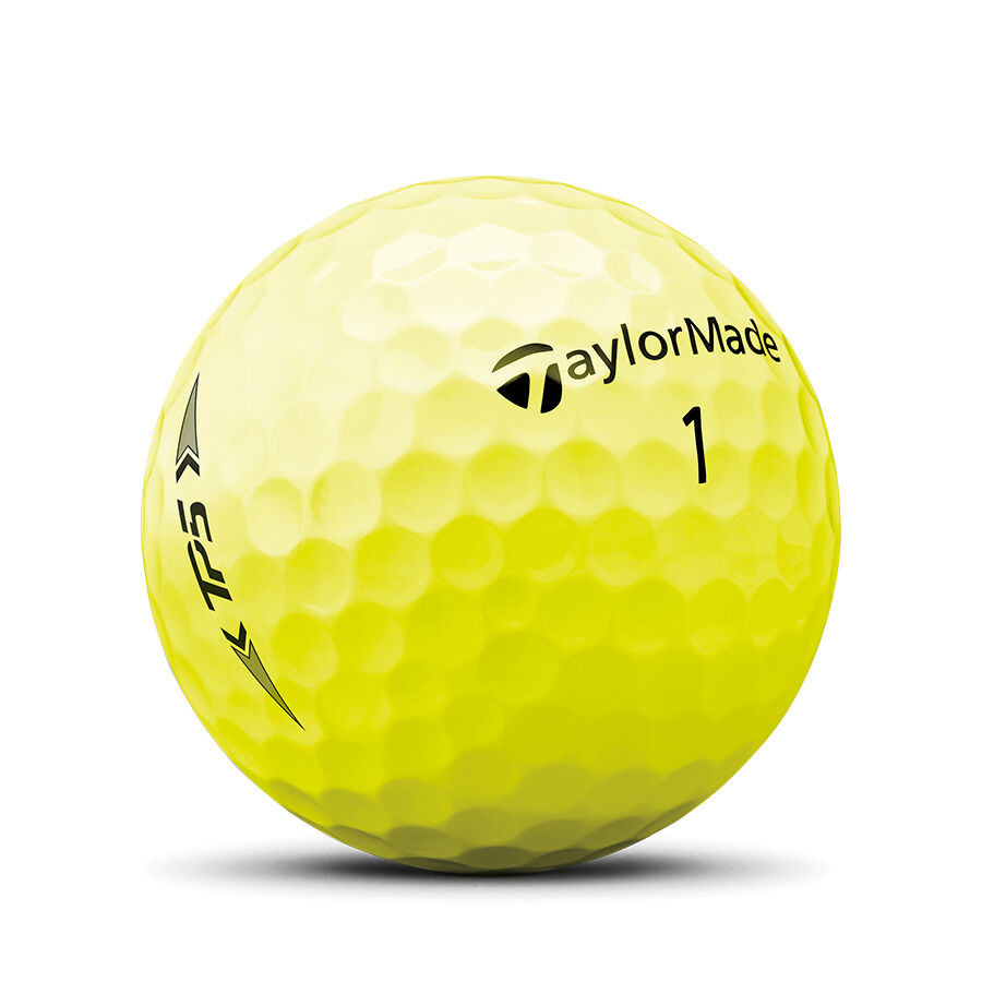 Taylormade 2021 TP5 Golf Balls 12 Pack Yellow