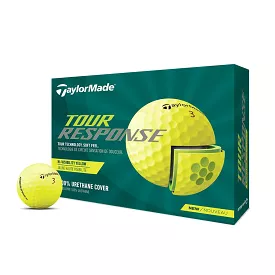 Taylormade Tour Response Golf Balls 12 Pack Yellow