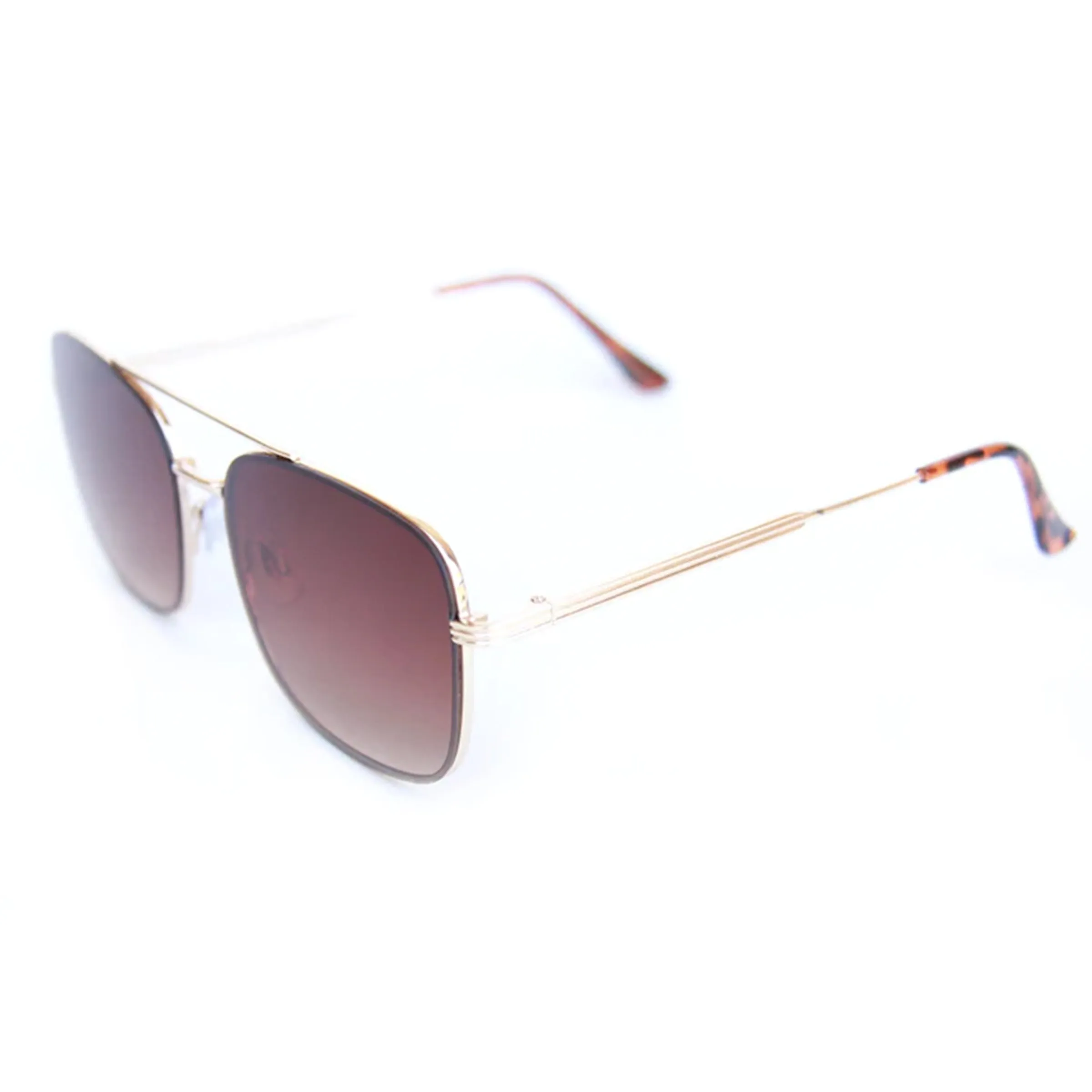 The Beagle Sunglasses - Gold Amber