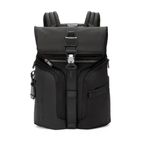 TUMI Alpha Bravo Logistics Flap Lid Backpack 45cm - BLACK