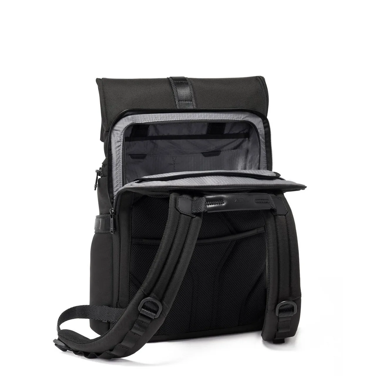 TUMI Alpha Bravo Logistics Flap Lid Backpack 45cm - BLACK