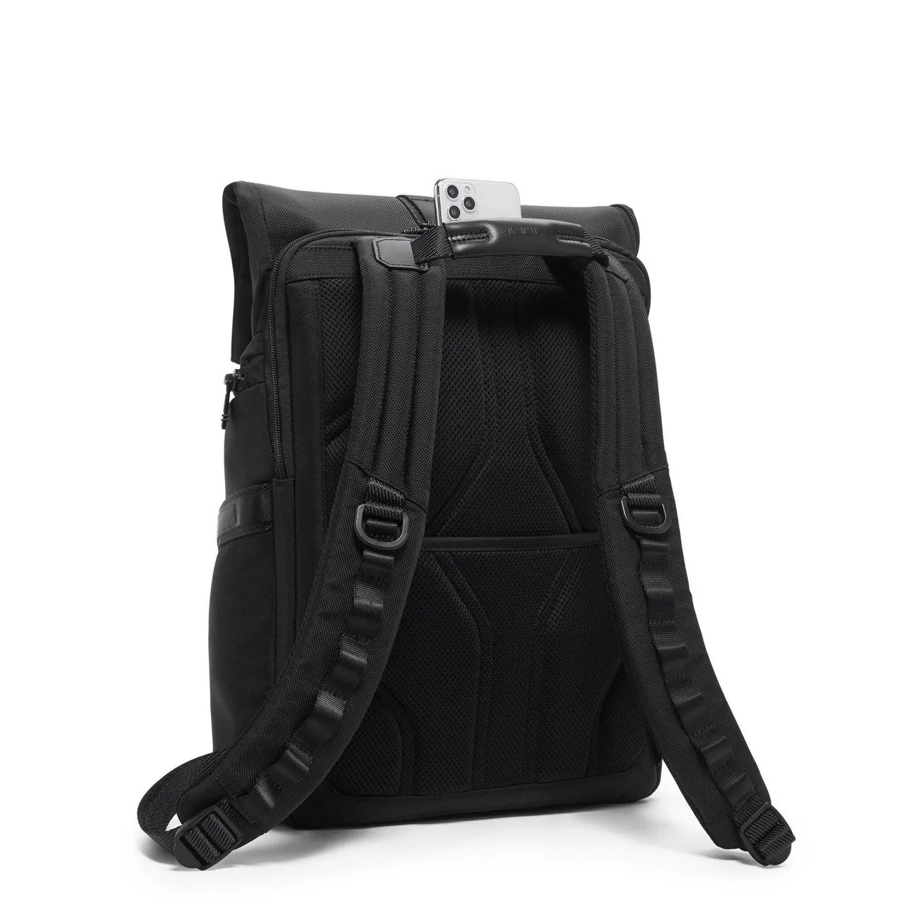 TUMI Alpha Bravo Logistics Flap Lid Backpack 45cm - BLACK