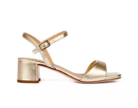 UNISA Gold Leather Sandal Kirk