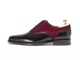 Wallingford - MTO - Black Calf / Red Poulsbo - JKF Last - Single Leather Sole