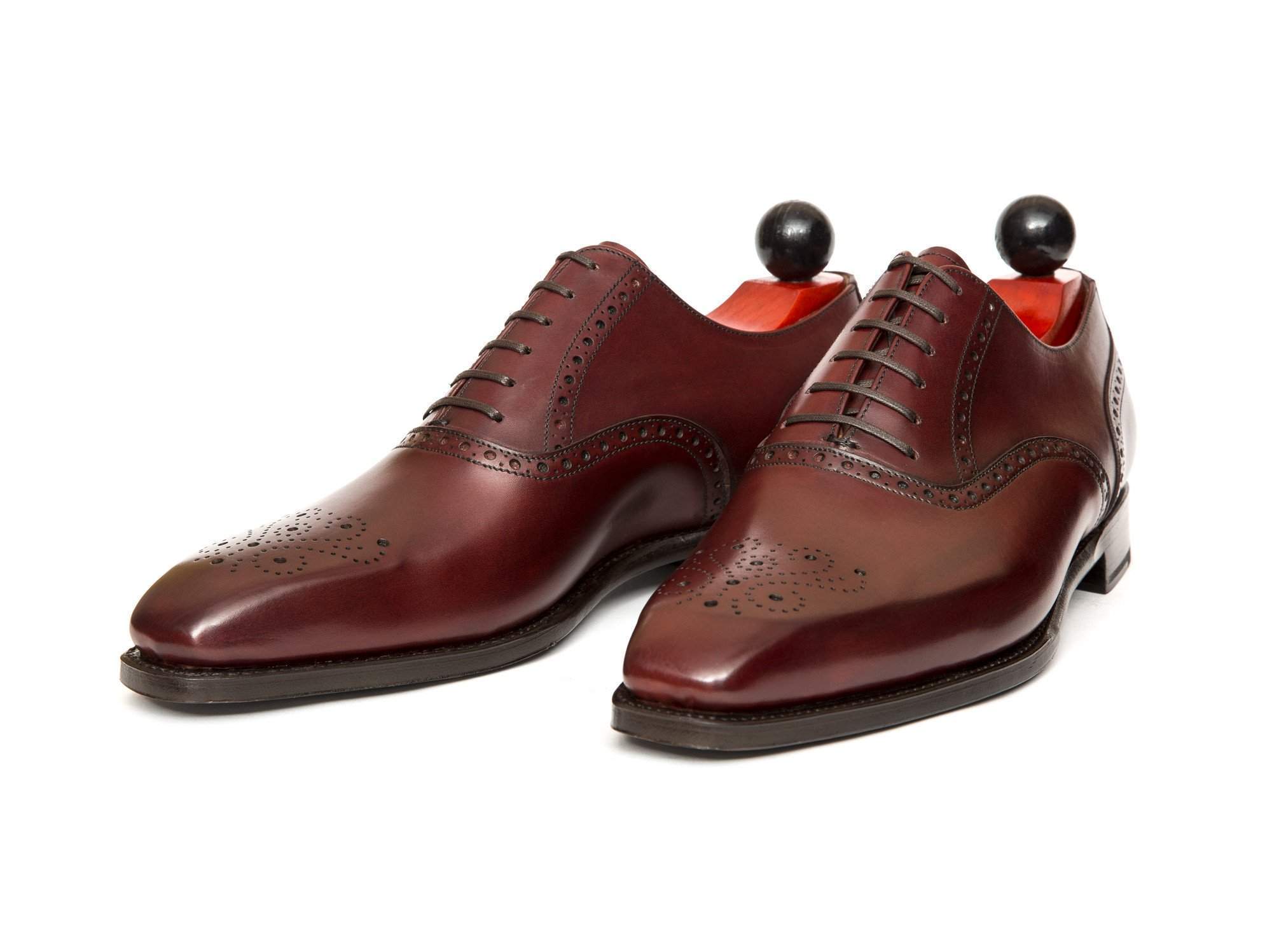 Wallingford - MTO - Burgundy Calf - MGF Last - Single Leather Sole