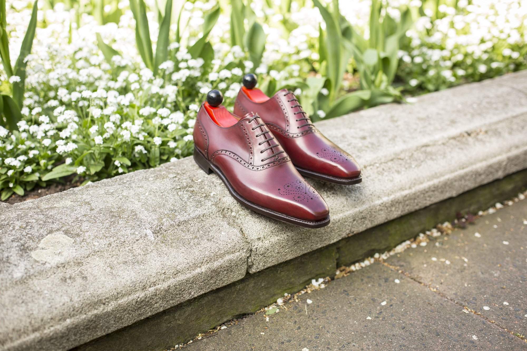 Wallingford - MTO - Burgundy Calf - MGF Last - Single Leather Sole