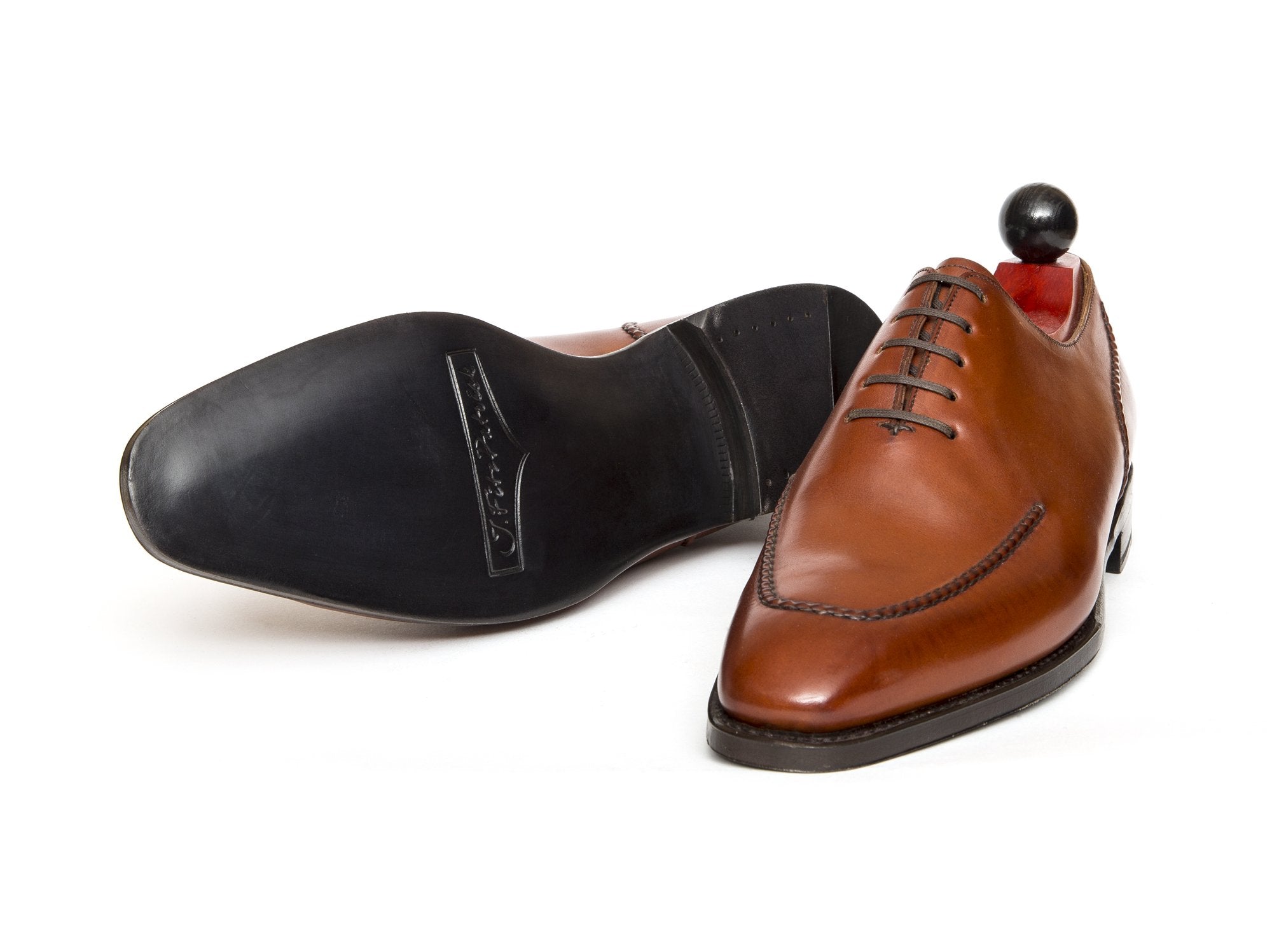 Whittier - MTO - Auburn Calf - LPB Last - Single Leather Sole