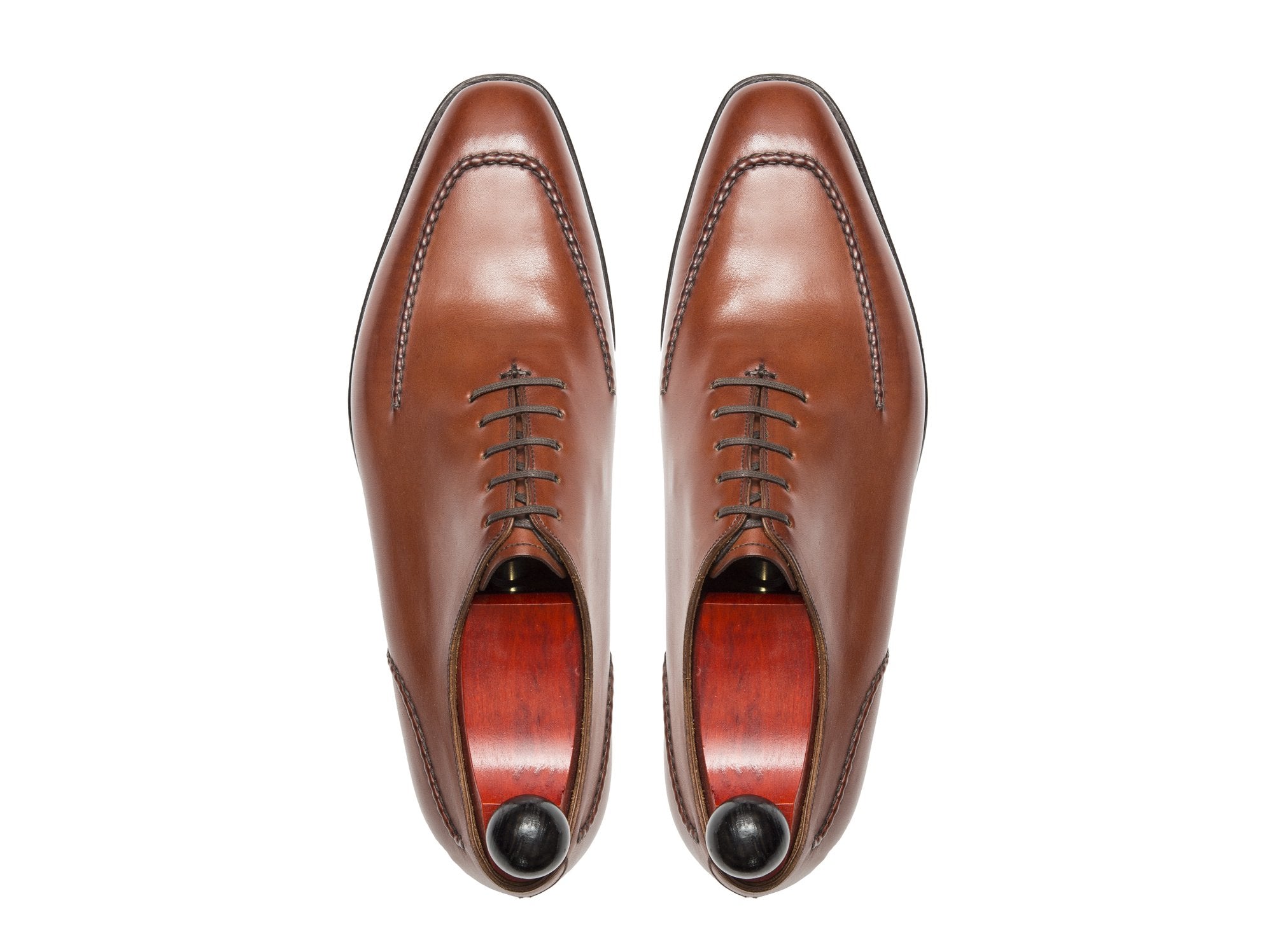 Whittier - MTO - Auburn Calf - LPB Last - Single Leather Sole