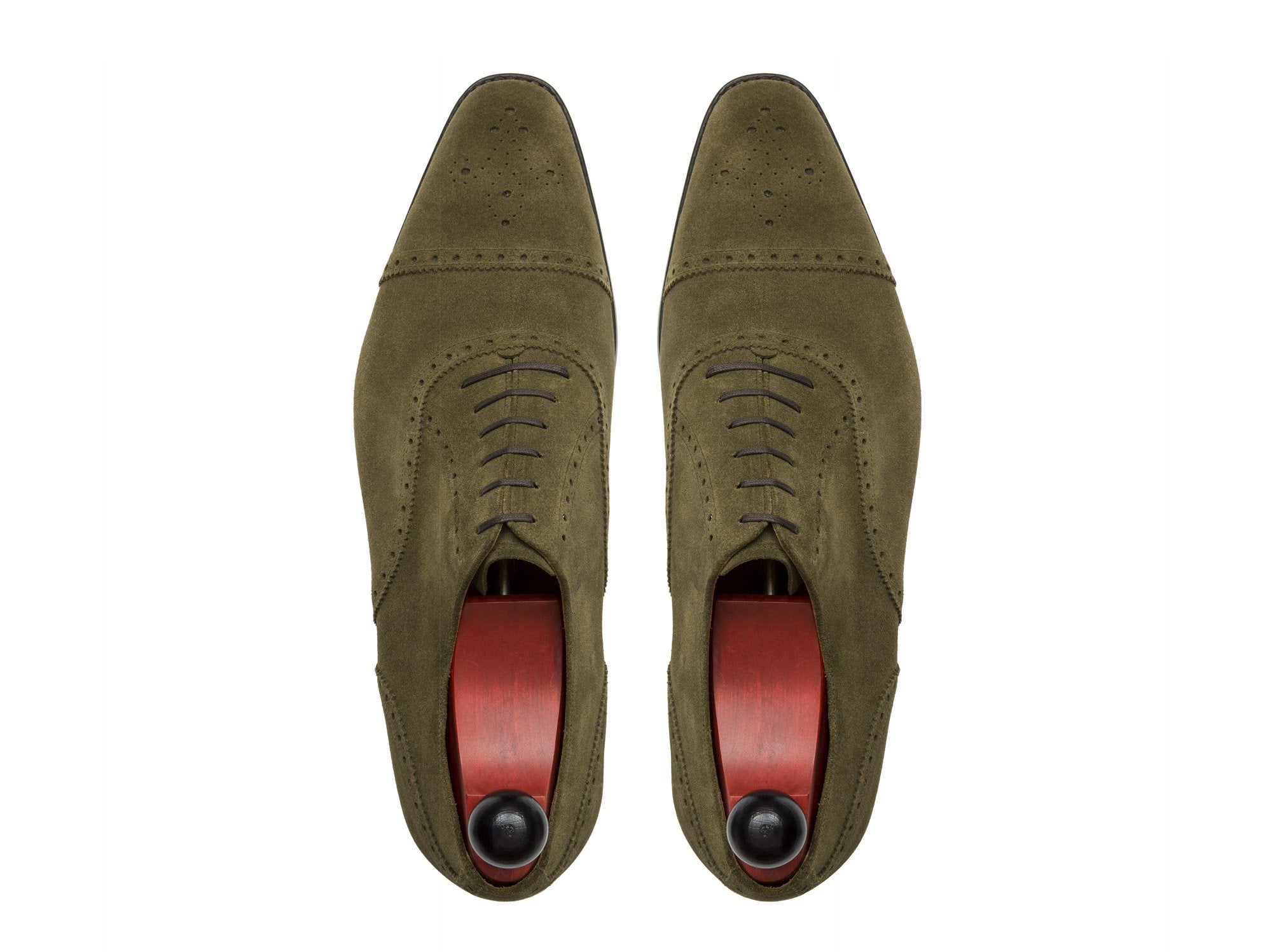 Windermere - MTO - Olive Suede - MGF Last - Single Leather Sole