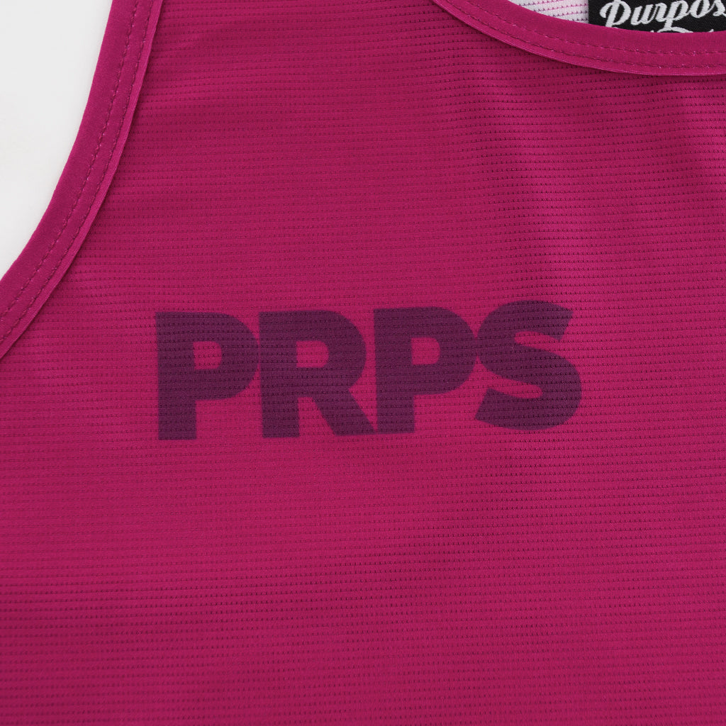 Women Running Singlet Hypermesh ELITE (Amaranth Red)