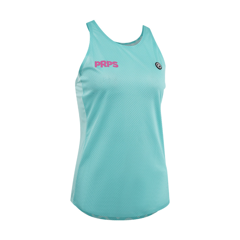 Women Running Singlet Hypermesh PRO (Arctic Blue)