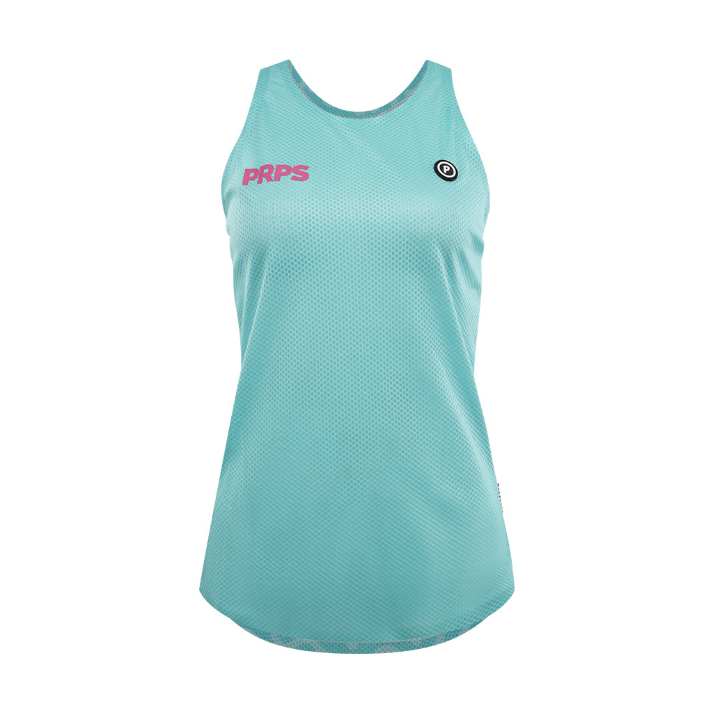 Women Running Singlet Hypermesh PRO (Arctic Blue)