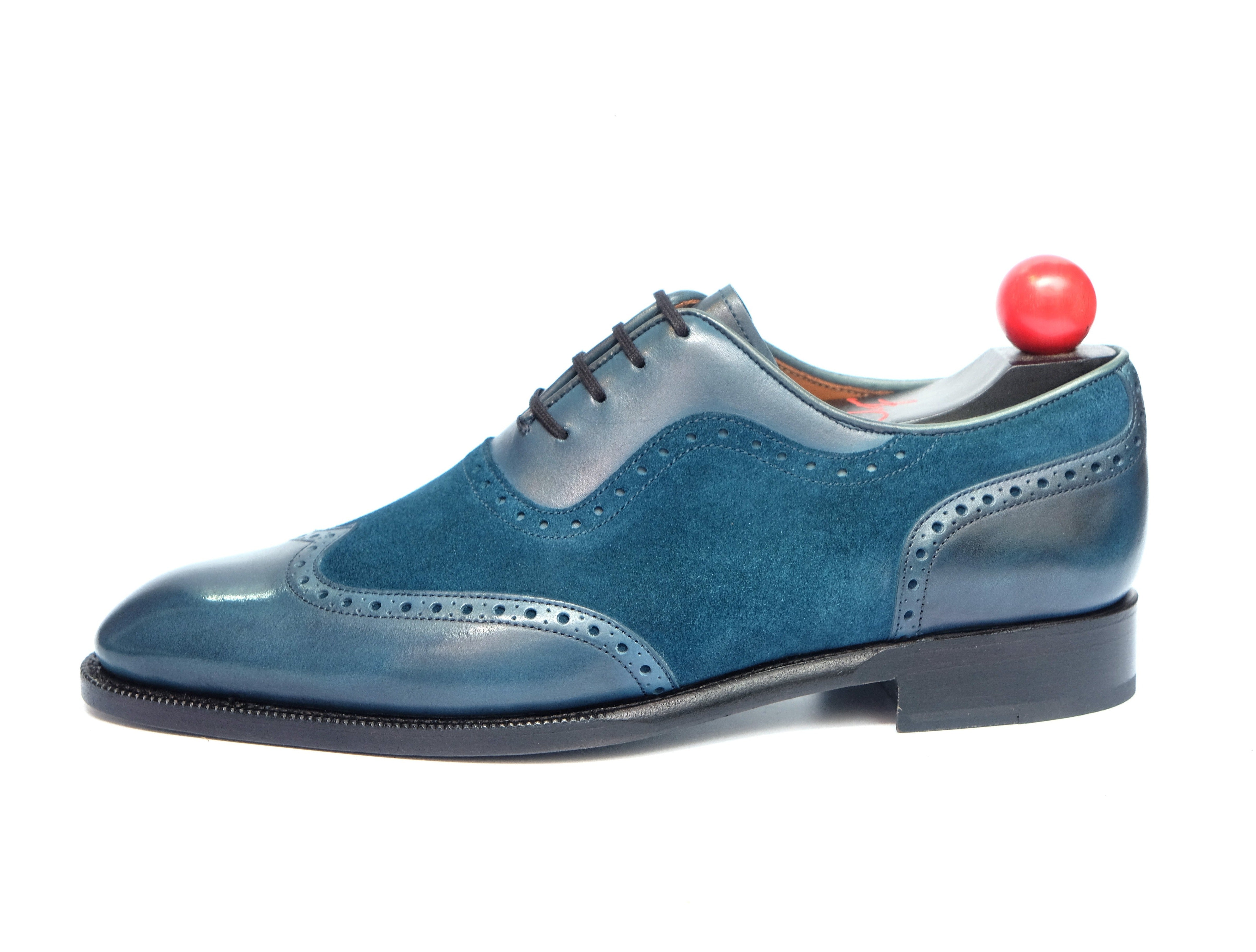 Yakima - MTO - Teal Calf / Teal Suede - SEA Last - Single Leather Sole