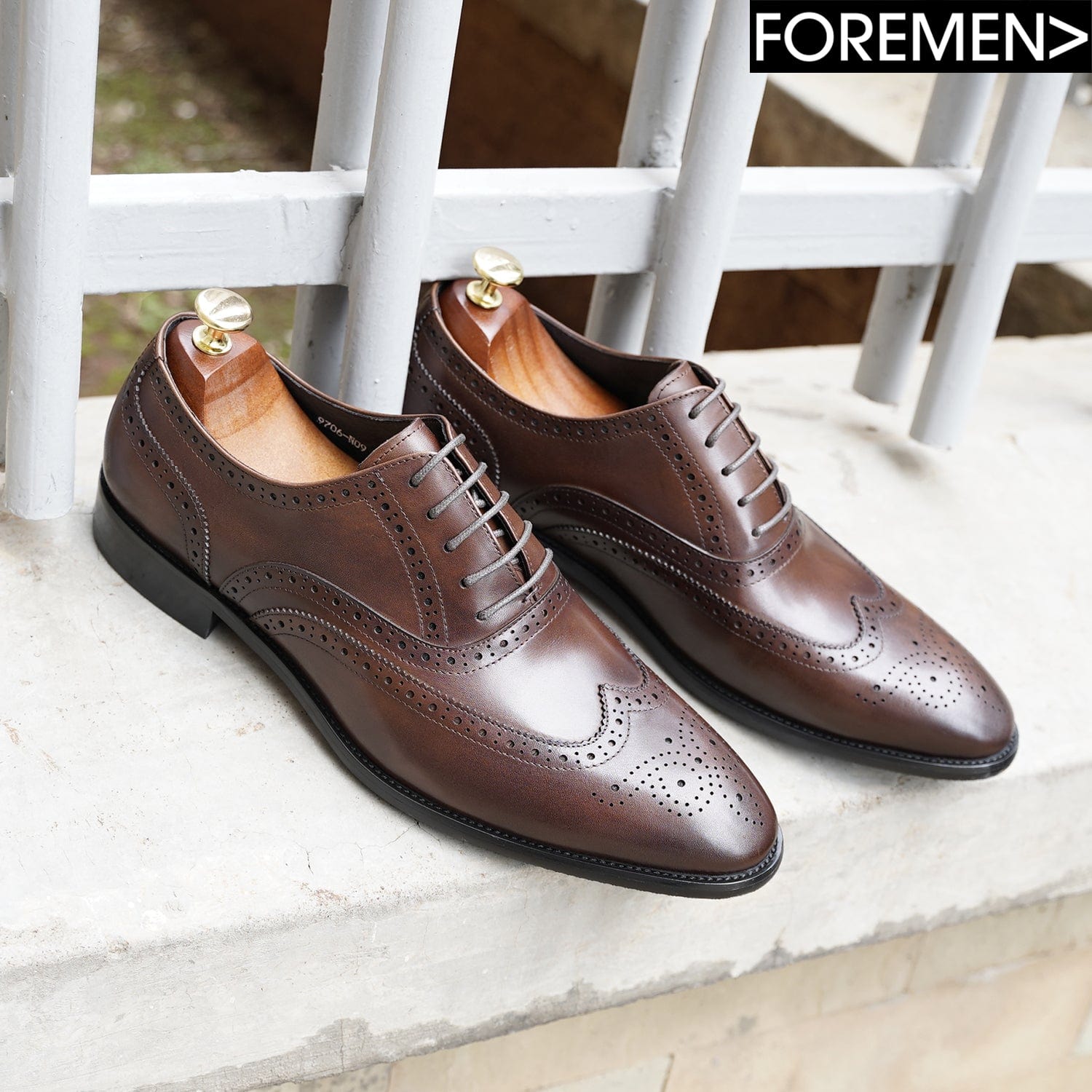 ZARANA | Brown Brogue Oxfords